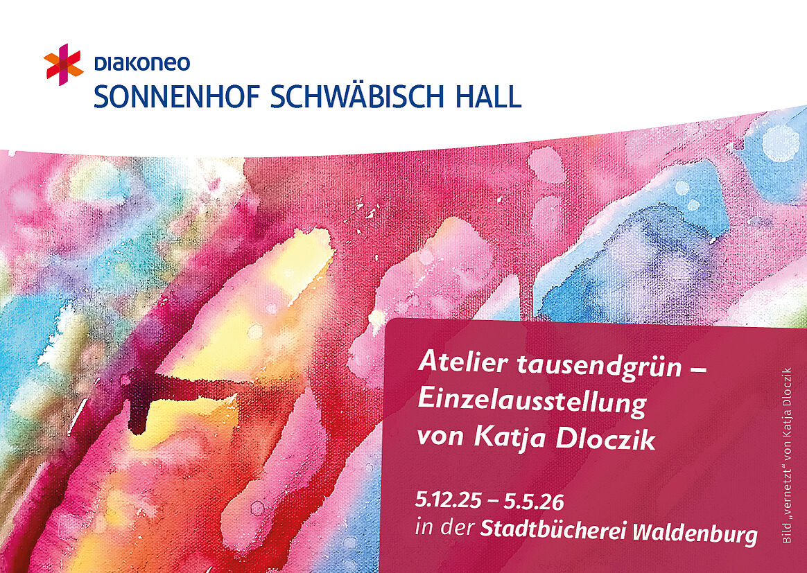 Flyer Einzelausstellung Katja Dloczik
